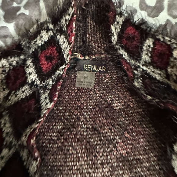 Renuar shag cardigan size MD - Picture 3 of 7